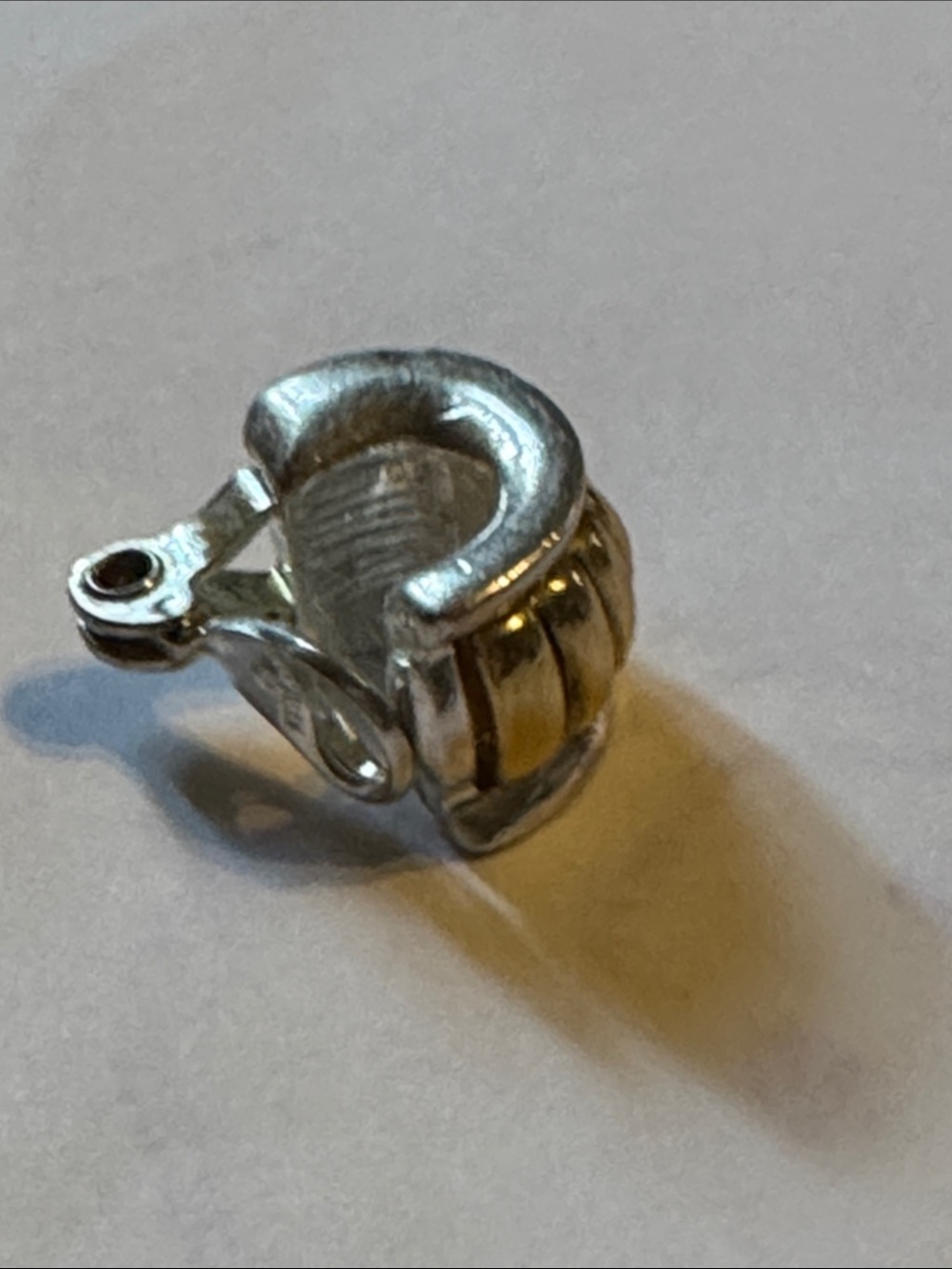 Napier Gold-Tone Clip-On Hoop Earring